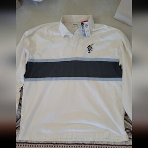 Hollister Looney Tunes Long Sleeve Polo Shirt